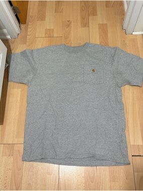 Carhartt Men’s Heather Gray Short-Sleeve Pocket Tee